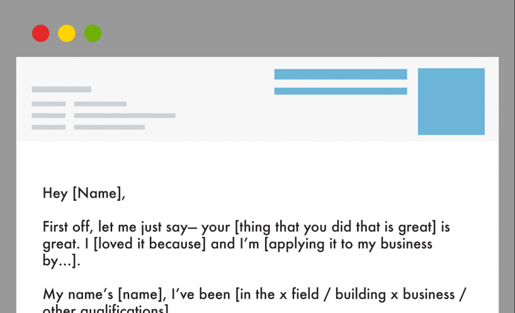 Networking Email Template